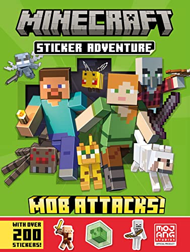 Minecraft Sticker Adventure: Mob Attacks!: A brand-new official sticker book adventure containing hours of fun and adventure for kids. von Farshore
