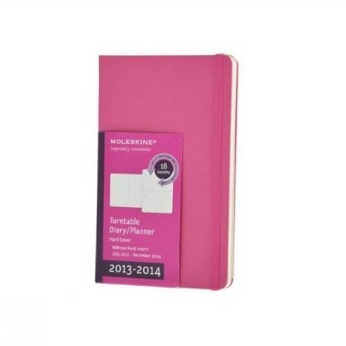 Moleskine Drehbarer Kalender 18 Monate 2013-2014 / Pocket / Fester Einband / Magenta (Planners & Datebooks)