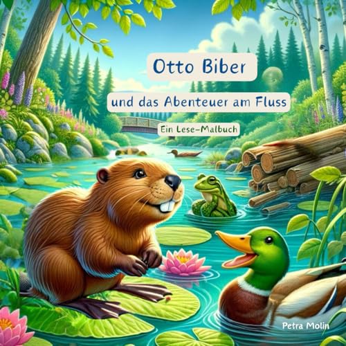 Otto Biber und das Abenteuer am Flussufer: Ein Lese-Malbuch (Schwedentraum) von Independently published