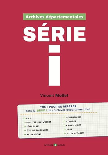Archives départementales : série I Archives départementales : série I von ARCHIVES CULT