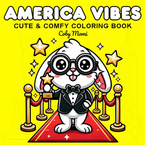 America Vibes: Coloring Book for Adults and Teens with Cozy and Cute American-Themed Scenes for Relaxation (American Moments Coloring) von Independently published
