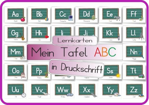 Mein Tafel ABC in Druckschrift: Lernkarten DINA 4 auf 300g Bilderdruck Mein Tafel ABC in Druckschrift: Lernkarten DINA 4 auf 300g Bilderdruck von E & Z Verlag GmbH