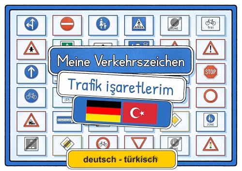 Meine Verkehrszeichen deutsch - türkisch: 37 Zweisprachige Lernkarten DINA 4 auf 300g Bilderdruck Meine Verkehrszeichen deutsch - türkisch: 37 Zweisprachige Lernkarten DINA 4 auf 300g Bilderdruck von E & Z-Verlag