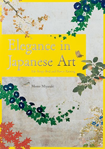 Elegance in Japanese Art: Edo Rinpa Bird and Flower Painting von Pie International