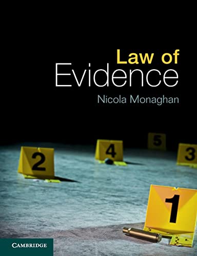 Law of Evidence von Cambridge University Press