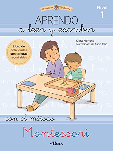 Creciendo con Montessori. Cuadernos de actividades - Aprendo a leer y escribir con el método Montessori (nivel 1): Libro de actividades con tarjetas recortables (Altea) von BEASCOA