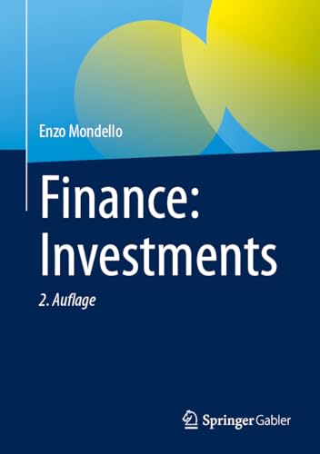 Finance: Investments von Springer Gabler