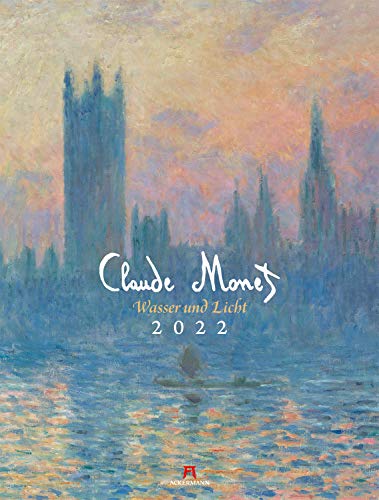 Claude Monet Kalender 2022, Wandkalender im Hochformat (50x66 cm) - Kunstkalender (Impressionismus)