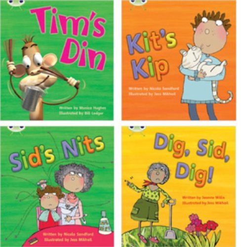 Learn to Read at Home with Phonics Bug: Pack 1 (Pack of 4 fiction books)