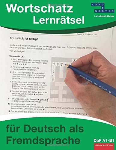 Wortschatz-Lernrätsel für Deutsch als Fremdsprache: DaF A1-B1