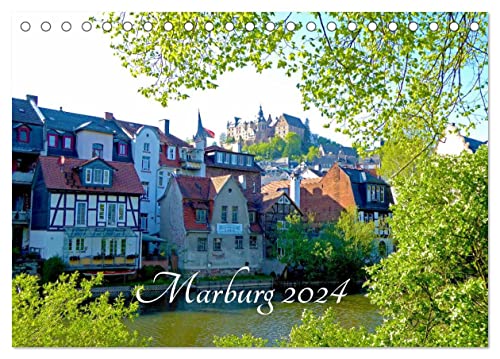Marburg 2024 (Tischkalender 2024 DIN A5 quer), CALVENDO Monatskalender von CALVENDO