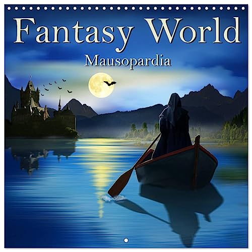 Fantasy World Mausopardia (Wandkalender 2024 30x30 cm 30x60 cm geöffnet) CALVENDO Broschürenkalender mit Monatskalendarium zum Eintragen