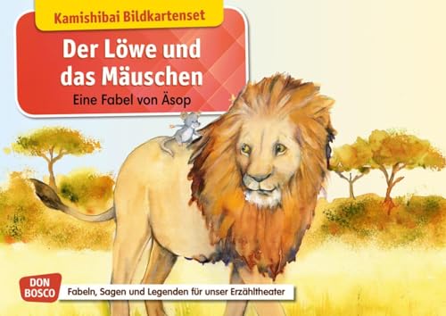 Der Löwe und das Mäuschen. Eine Fabel von Äsop. Kamishibai Bildkartenset: Entdecken - Erzählen - Begreifen: Fabeln, Sagen und Legenden (Fabeln, Sagen und Legenden für unser Erzähltheater)