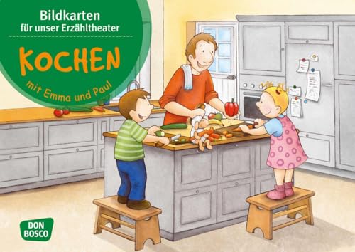Kochen mit Emma und Paul. Kamishibai Bildkartenset.: Entdecken - Erzählen - Begreifen: Emma-und-Paul-Geschichten (Emma-und-Paul-Geschichten für unser Erzähltheater)