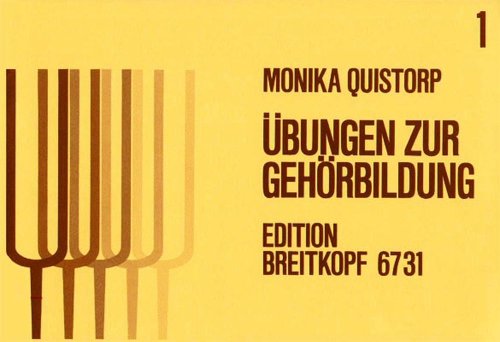 Übungen zur Gehörbildung Heft 1: Unterstufe (EB 6731) von Breitkopf & Hï¿½rtel