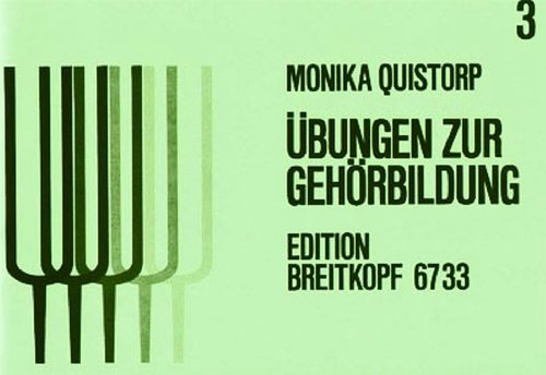 Übungen zur Gehörbildung Heft 3: Oberstufe (EB 6733)