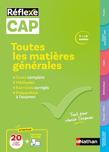 Toutes les matières générales CAP - Réflexe N° 20: Are et 2e années von NATHAN