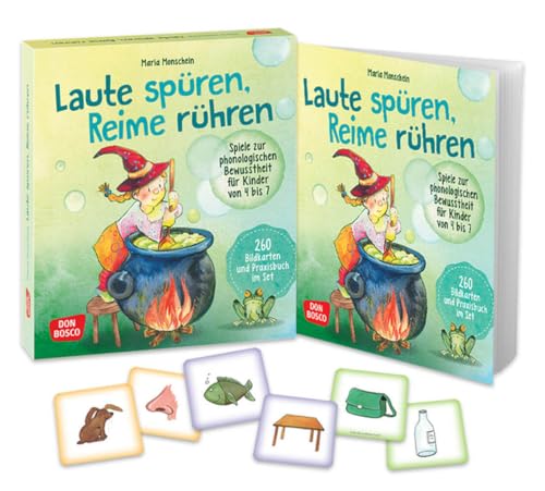 Laute spüren, Reime rühren. Spiele zur phonologischen Bewusstheit für Kinder von 4 bis 7: 120 Silben- und Reimspiele zur spielerischen Sprachförderung Laute spüren, Reime rühren. Spiele zur phonologischen Bewusstheit für Kinder von 4 bis 7: 120 Silben- und Reimspiele zur spielerischen Sprachförderung von Don Bosco