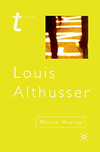 Louis Althusser (Transitions) von Red Globe Press