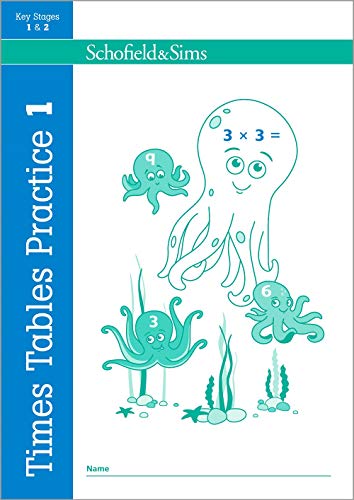 Times Tables Practice Book 1: KS1/KS2 Maths, Ages 5-8