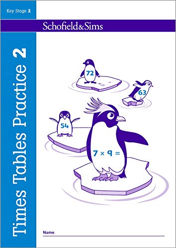 Times Tables Practice Book 2: KS2 Maths, Ages 7-11