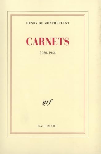 Carnets: Années 1930 à 1944 von GALLIMARD