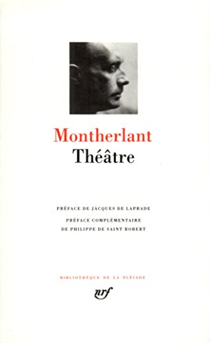 Theatre (Bibliothaeque de la Plbeiade, Band 106) von GALLIMARD