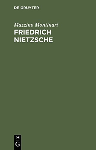 Friedrich Nietzsche. Eine Einführung von de Gruyter
