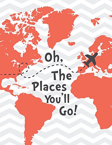 Oh the places you'll go: Mix 90P Dotted grid 20P Lined ruled,8.5x11 in,110 undated pages:: Quote journal to write in your wisdom thoughts, plan,and ideas for life/ business /office /student/ teacher von CreateSpace Independent Publishing Platform