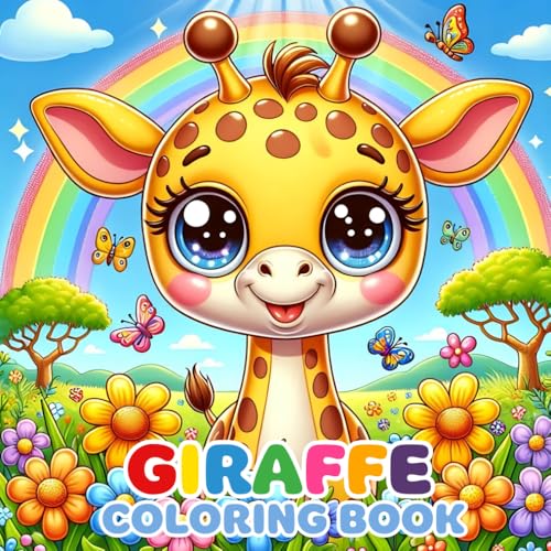 Giraffe Coloring Book: Bold and Easy Designs for Giraffe Animal Lovers – Fun for Kids and Adults von Independently published
