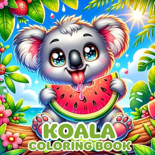 Koala Coloring Book: Bold and Easy Designs for Koala Lovers – Fun for Kids and Adults von Independently published