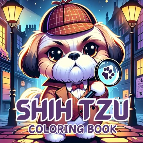 Shih Tzu Coloring Book: Bold and Easy For Cute Puppy Shih Tzu Dog Lovers von Independently published
