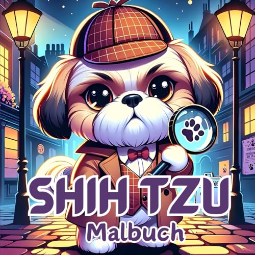 Shih Tzu Malbuch: kräftig und einfach für süße Shih Tzu Welpen-Liebhaber von Independently published