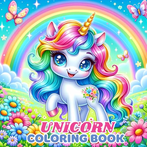Unicorn Coloring Book: Bold and Easy Designs for Unicorn Lovers – Fun for Kids and Adults von Independently published