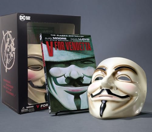 V for Vendetta Book and Mask Set