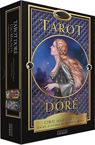 Tarot Doré: Guide pratique, avec 78 cartes et 1 sac en satin