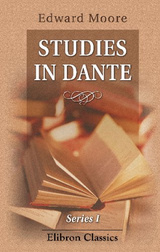 Studies in Dante: Series 1. Scripture and Classical Authors in Dante