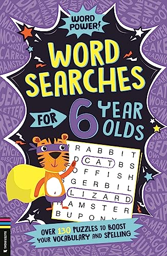 Wordsearches for 6 Year Olds: Over 130 Puzzles to Boost Your Vocabulary and Spelling (Word Power!) von Buster Books