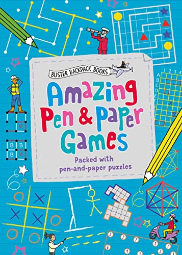 Amazing Pen & Paper Games: Packed with pen-and-paper puzzles (Buster Backpack Books) von Buster Books