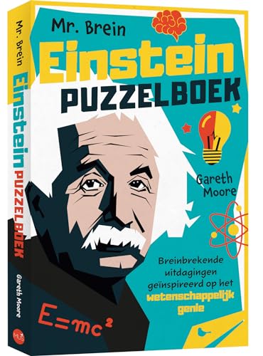 Mr. Brein Einstein Puzzelboek: Breinbrekende uitdagingen geïnspireerd op het wetenschappelijk genie von BBNC Uitgevers