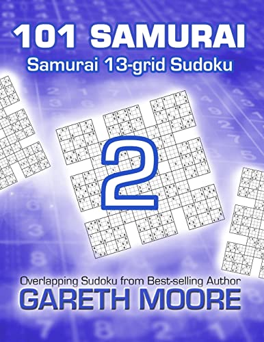 Samurai 13-grid Sudoku 2: 101 Samurai von CREATESPACE
