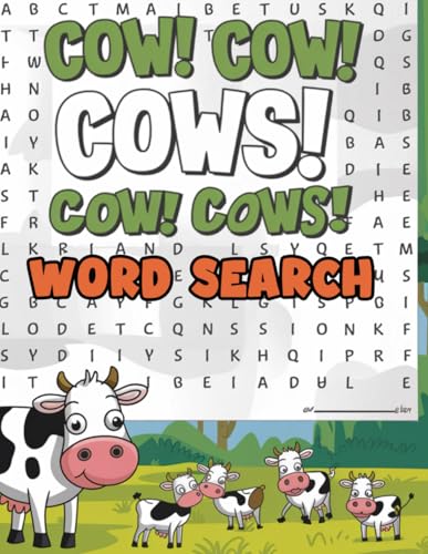 Cow Word Search Book: 1050 Cow Words For You To Search von Independently published