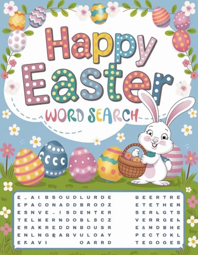 Happy Easter Word Search: Fun & Festive Puzzles for Springtime Joy von Independently published