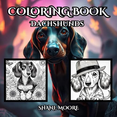 50 Dachshund Coloring Pages: A Tail-Wagging Adventure: Relax and Unwind Coloring Book (Coloring Books) von Independently published