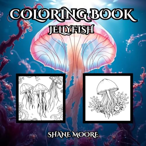50 Jellyfish Coloring Pages: A Deep Sea Coloring Adventure (Coloring Books) von Independently published