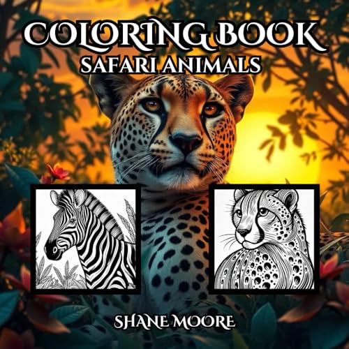50 Safari Animals Coloring Book: An Exciting Adventure of the Wild (Coloring Books) von Independently published