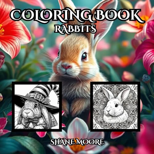Rabbit Coloring Book: A Delightful Journey of Color and Cuddly Fun (Coloring Books) von Independently published