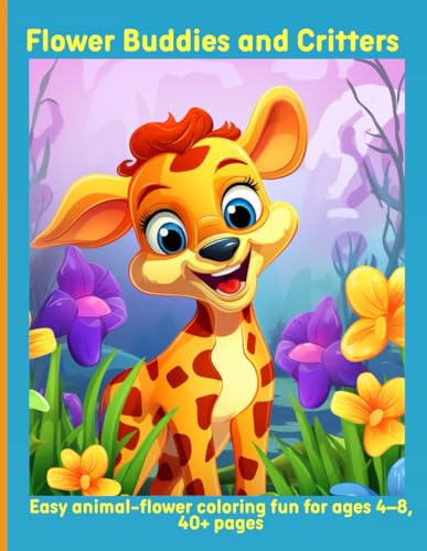 Flower Buddies and Critters: Easy animal-flower coloring fun for ages 4–8, 40+ pages Flower Buddies and Critters: Easy animal-flower coloring fun for ages 4–8, 40+ pages von Independently published