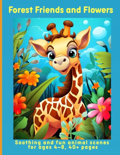 Forest Friends and Flowers: Soothing and fun animal scenes for ages 4–8, 40+ pages Forest Friends and Flowers: Soothing and fun animal scenes for ages 4–8, 40+ pages von Independently published