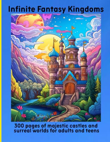 Infinite Fantasy Kingdoms: 300 pages of majestic castles and surreal worlds for adults and teens Infinite Fantasy Kingdoms: 300 pages of majestic castles and surreal worlds for adults and teens von Independently published